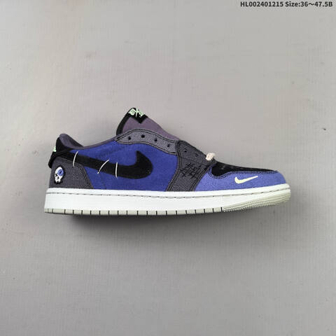 Zion Williamson x Air Jordan 1 Low OG Regency Purple And Dark Raisin 2 0 Lifestyle (BS-67427)