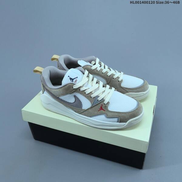 Jordan CMFT Era white grey with purple accents 36 40B casual lifestyle