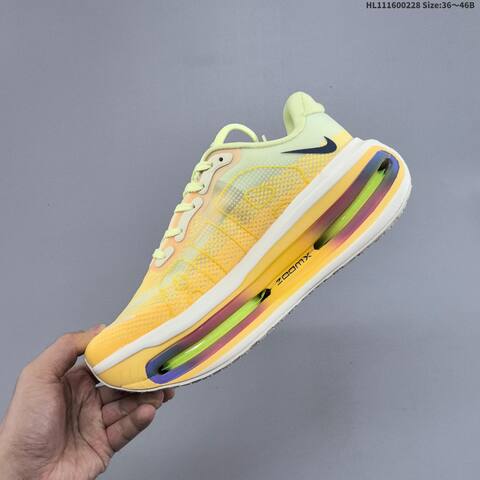 Nike Air Zoom Vomero Premium Pale Yellow Cream Navy Purple Green EU 36-46 Running Shoe - Unisex (BS-61493)