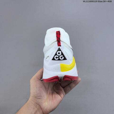 Nike ACG Zegama Trail 6 White Black Yellow Red EU 36-45 Trail Shoe - Unisex (BS-61897)