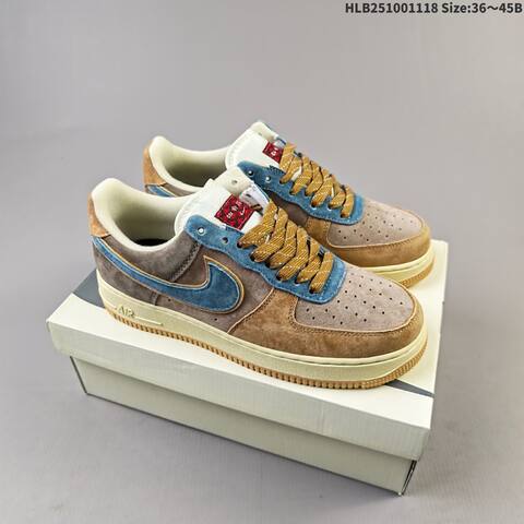 Nike Air Force 1 07 Light Gray Dark Gray White EU 36-45 Sneaker - Unisex (BS-63498)