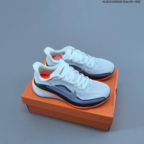 Nike Air Zoom Pegasus 42 White Black Neon Green Purple Orange EU 39-45 Running Shoe - Unisex (BS-60116)