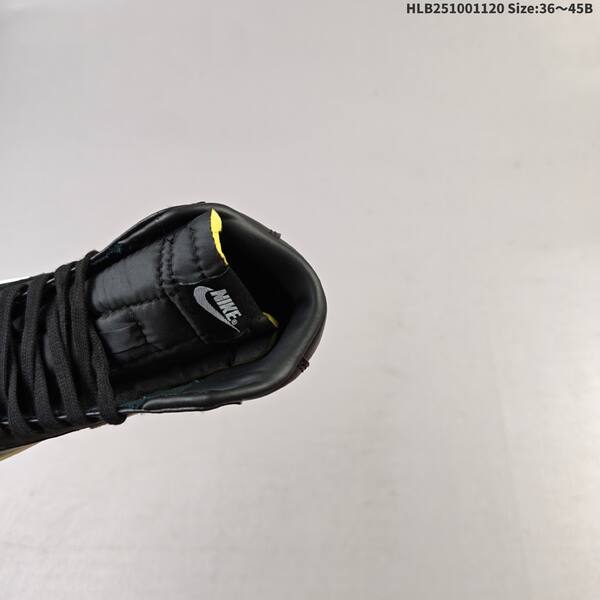Nike Blazer Mid 77 Suede black white sail yellow EU 36-45 skate shoe