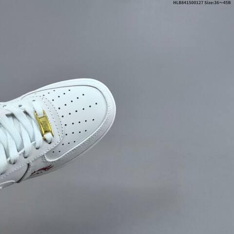 Nike Air Force 1 07 LV8 DX2678 White Red Gold EU 36-45 Sneaker - Unisex (BS-61730)