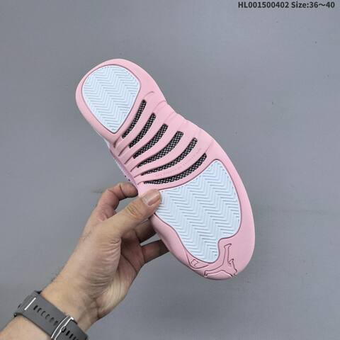 A Air Jordan 12 Retro Pearl Pink AIR JORDAN 12 Aj12 Lifestyle (BS-66358)