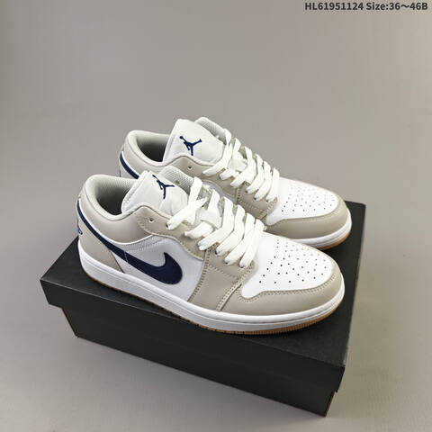 Air Jordan 1 Low AIR JORDAN 1 Aj1 1 Swoos Lifestyle (BS-67692)