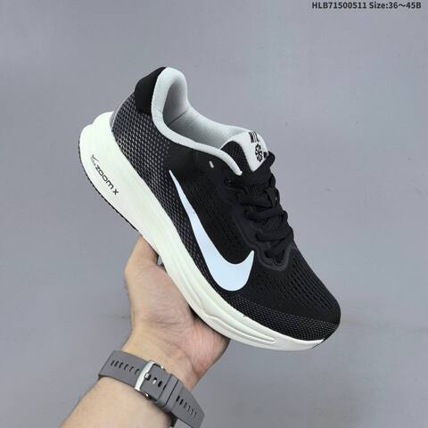 Nike Zoom X Black White Light Grey EU 36-45 Running Shoe - Unisex (BS-60408)