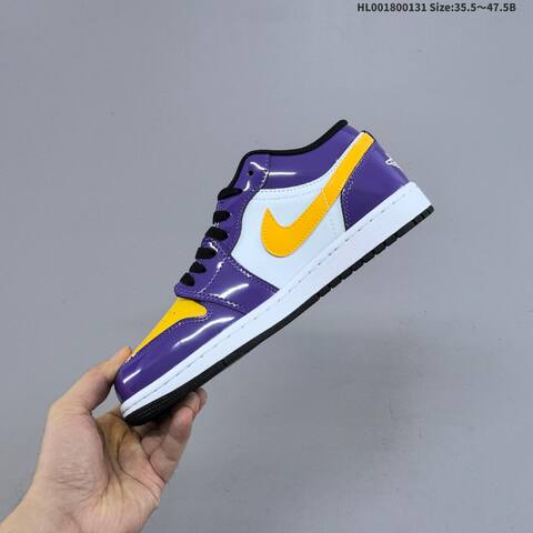 Air Jordan 1 Low Lakers AIR JORDAN 1 Aj1 1 Jordan Ai Lifestyle (BS-66744)