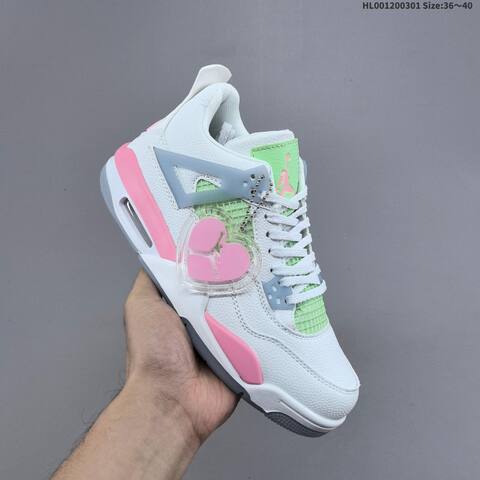 Air Jordan 4 Retro Valentine s Day AIR JORDAN 4 Aj4 Lifestyle (BS-66648)
