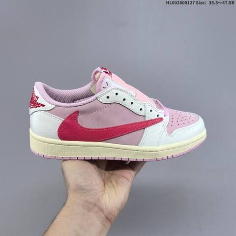 Travis Scott x Air Jordan 1 Low AIR JORDAN 1 Aj1 Lifestyle (BS-66808)