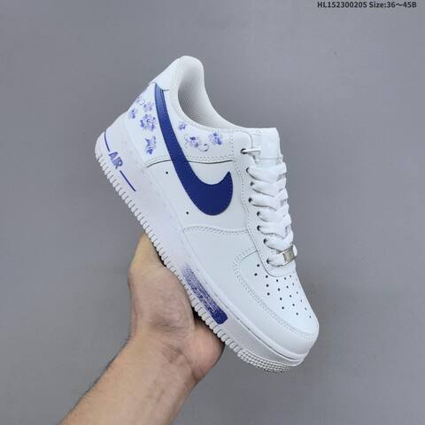 Nike Air Force 1 Low 07 White Blue EU 36-45 Sneaker - Unisex (BS-61530)