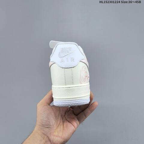Nike Air Force 1 Low 07 Light Beige White Light Pink EU 36-45 Sneaker - Unisex (BS-62481)