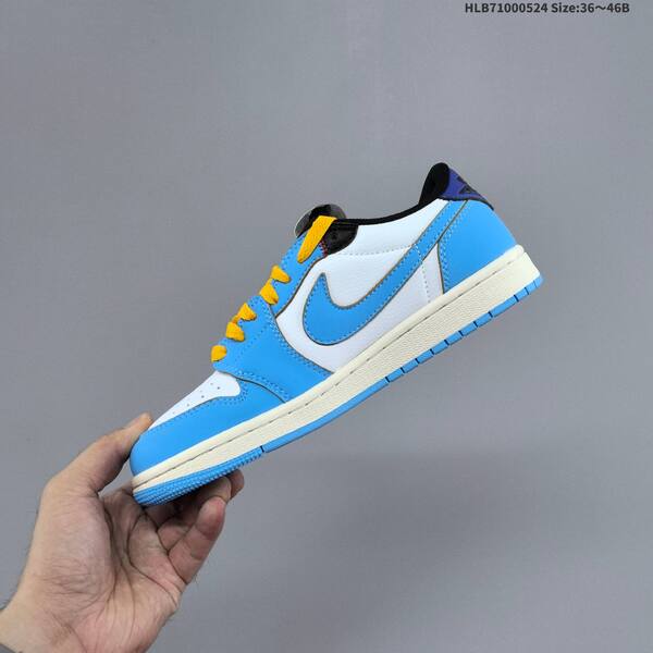 Jordan Air Jordan 1 Low white/black/university blue/varsity red/yellow/purple EU 36-46 lifestyle