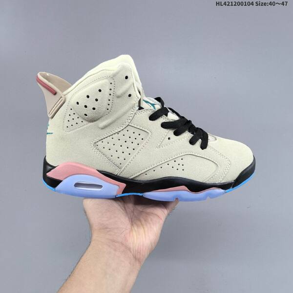 Jordan Air Jordan 6 Retro pink/black/blue and white/black/blue EU 40-47 basketball