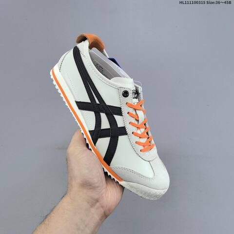Onitsuka Tiger Mexico 66 Cream Black Orange Or Cream Burgundy Red EU 36-45 Sneaker Casual Sneakers - Unisex (BS-68994)