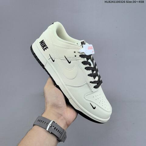 Nike Dunk Low Off White Black EU 36-45 Skate Shoe - Unisex (BS-61122)