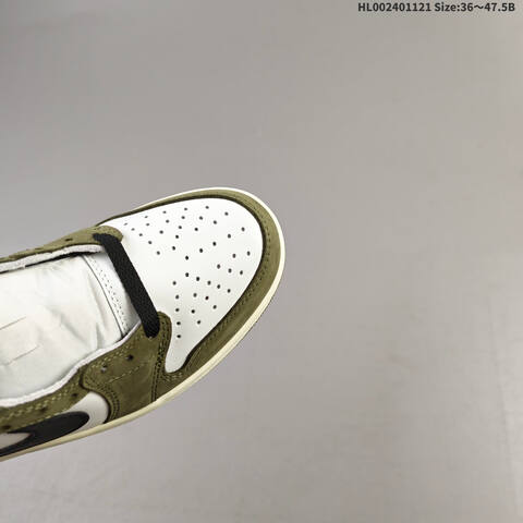Air Jordan 1 Low OG Medium Olive AIR JORDAN 1 Aj1 Lifestyle (BS-67741)