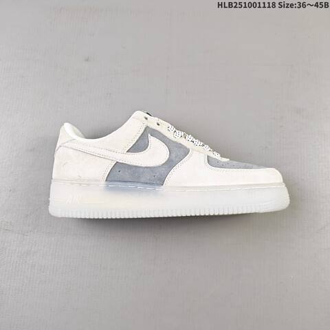 Nike Air Force 1 07 Light Beige Grey White EU 36-45 Sneaker - Unisex (BS-63497)