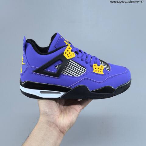 Air Jordan 4 Retro OG Imperial Purple Replica AIR JORDAN 4 Aj4 Lifestyle (BS-66643)