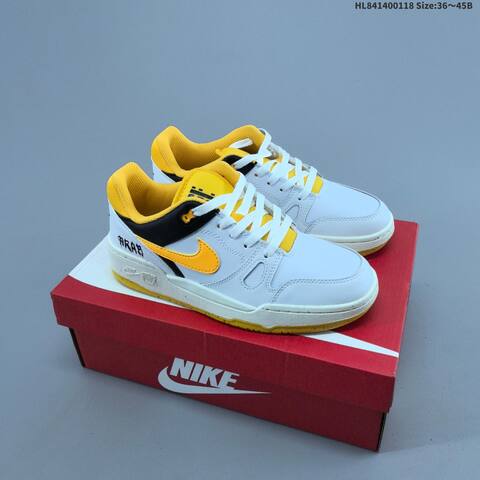 Nike Full Force Lo White Red Black Cream EU 36-45 Skate Shoe - Unisex (BS-61932)