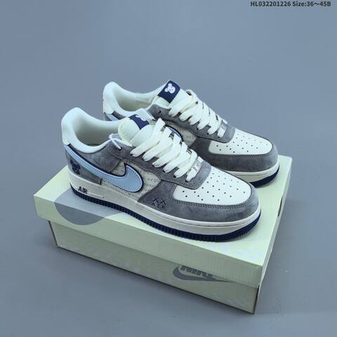 Nike Air Force 1 07 Brown Black White EU 36-45 Sneaker - Unisex (BS-62434)