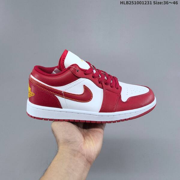 Jordan Air Jordan 1 Low red/white 36~46 basketball