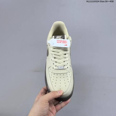 Nike Air Force 1 07 Light Beige Dark Brown EU 36-45 Skate Shoe - Unisex (BS-61140)
