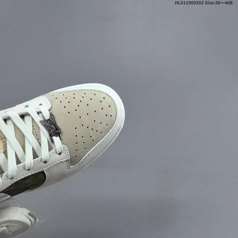 Nike SB Dunk Low Pegasus Pack CNY IQ1118-220 White Beige Olive Dark Brown EU 36-46 Skate Shoe - Unisex (BS-61585)