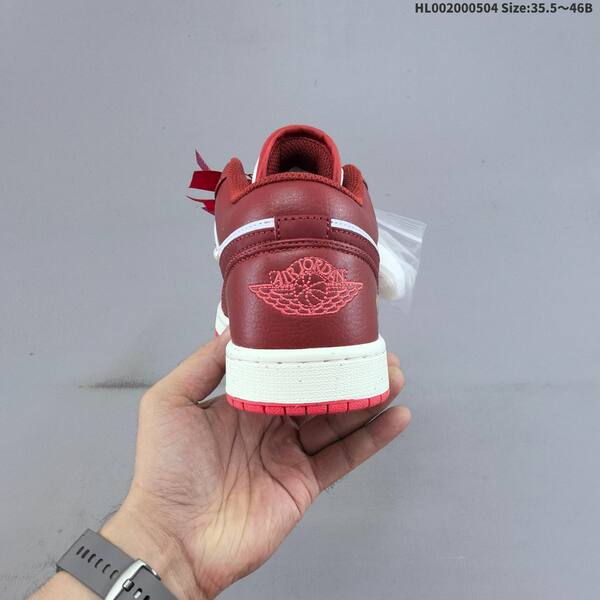 Jordan Air Jordan 1 Low white/burgundy red EU 35.5-46 basketball