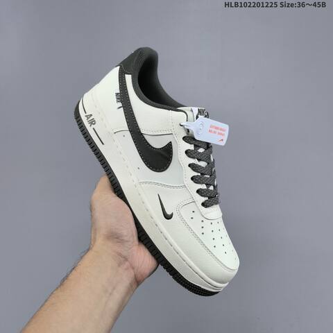 Nike Air Force 1 07 SM6668-128 Off White Dark Grey Black EU 36-45 Sneaker - Unisex (BS-62465)