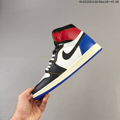 Union x Fragment Design x Air Jordan 1 Retro High OG AIR JORDAN 1 Aj1 Lifestyle (BS-67764)