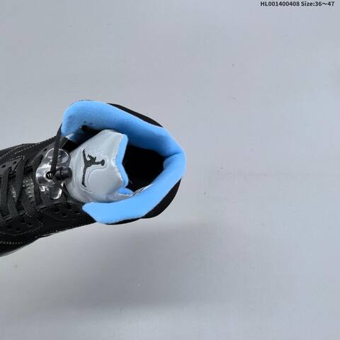 Air Jordan 5 Retro Black University Blue Replica AIR JORDAN 5 Aj5 Lifestyle (BS-66296)