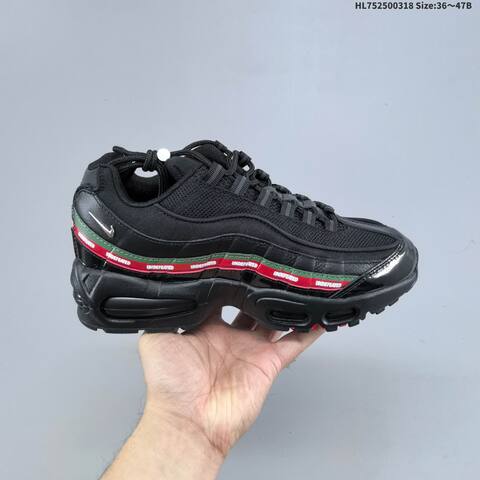 Nike Air Max 95 Undefeated Sail Black Red Green EU 36-47 Sneaker - Unisex (BS-61268)