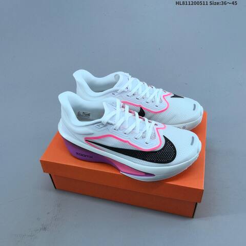 Nike Zoom Fly 6 White Black Grey EU 36-45 Running Shoe - Unisex (BS-60400)
