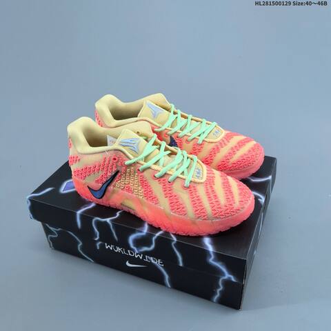 Nike JA 3 XMAS PE EP Pink Purple Mint EU 40-46 Basketball Shoe - Men's (BS-61673)