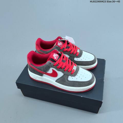 Nike Air Force 1 07 Light Beige Green Gum Brown EU 36-45 Sneaker - Unisex (BS-60568)