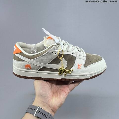 Nike Dunk SB Low Supreme White Brown Black Red EU 36-45 Skate Shoe - Unisex (BS-60832)