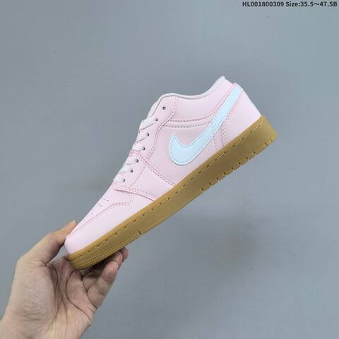 Air Jordan 1 Low Pink Gum AIR JORDAN 1 Aj1 Lifestyle (BS-66586)