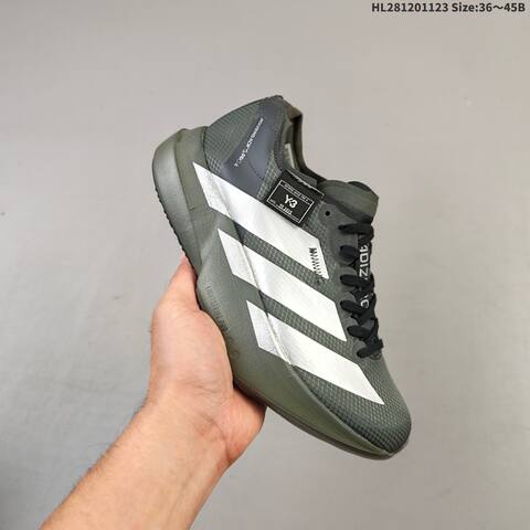 Adidas Adizero Adios Pro Evo 1 Y-3 Dark Grey Silver Black EU 36-45 Running Shoe - Unisex (BS-65505)