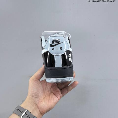 Nike Air Force 1 07 Black Grey White EU 36-45 Sneaker - Unisex (BS-60665)