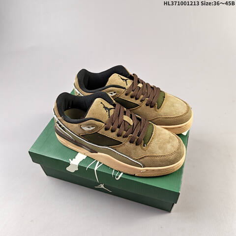 Air Jordan 4 Retro Flight Court AIR JORDAN 4 Aj4 Lifestyle (BS-67451)