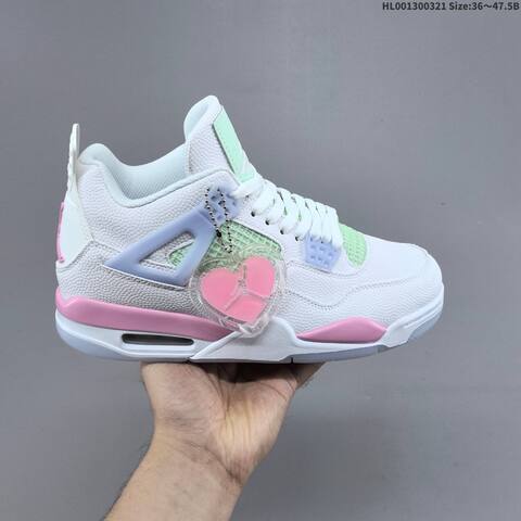 Air Jordan 4 Retro Valentine s Day AIR JORDAN 4 Aj4 Lifestyle (BS-66487)