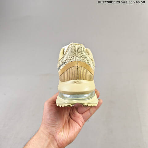 Nike Pegasus Premium Airscape Beige White Gold Grey 35 46 5 Running Shoe - Unisex (BS-62964)