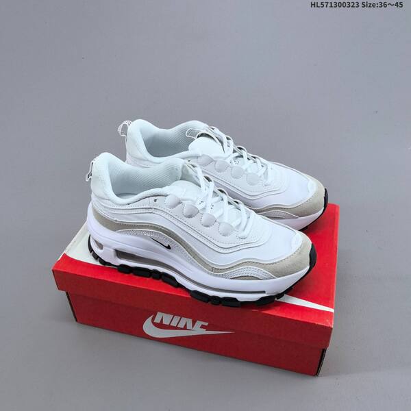 Nike Air Max 97 white black blue EU 36-45 running shoe