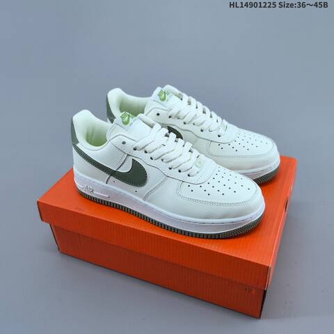 Nike Air Force 1 07 White Black Grey EU 36 45 Sneaker EU 36-45 - Unisex (BS-62457)