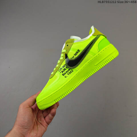 55 Off White x Nike AIR FORCE 1 07 Lifestyle (BS-62730)