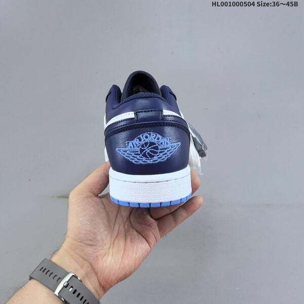 Jordan Air Jordan 1 Low Midnight Navy/University Blue 36~45B basketball