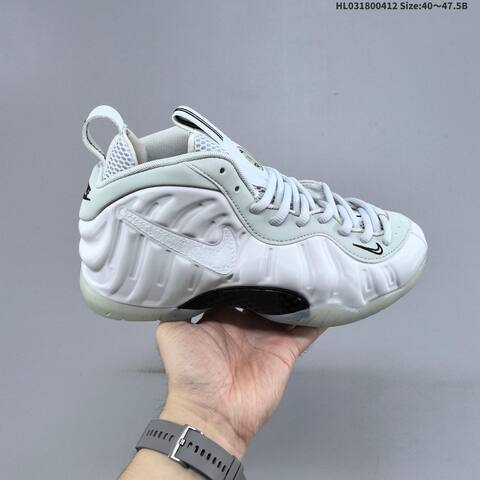 Nike Air Foamposite One Black Purple Silver White EU 40-47 5 Basketball Shoe - Men's (BS-60786)