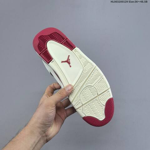 Air Jordan 4 Retro Sierra Red WMNS AIR JORDAN 4 Aj4 Lifestyle (BS-66778)