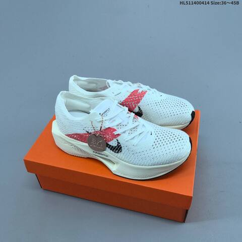 Nike ZoomX Vaporfly Next 3 White Black Turquoise Purple EU 36-45 Running Shoe - Unisex (BS-60749)